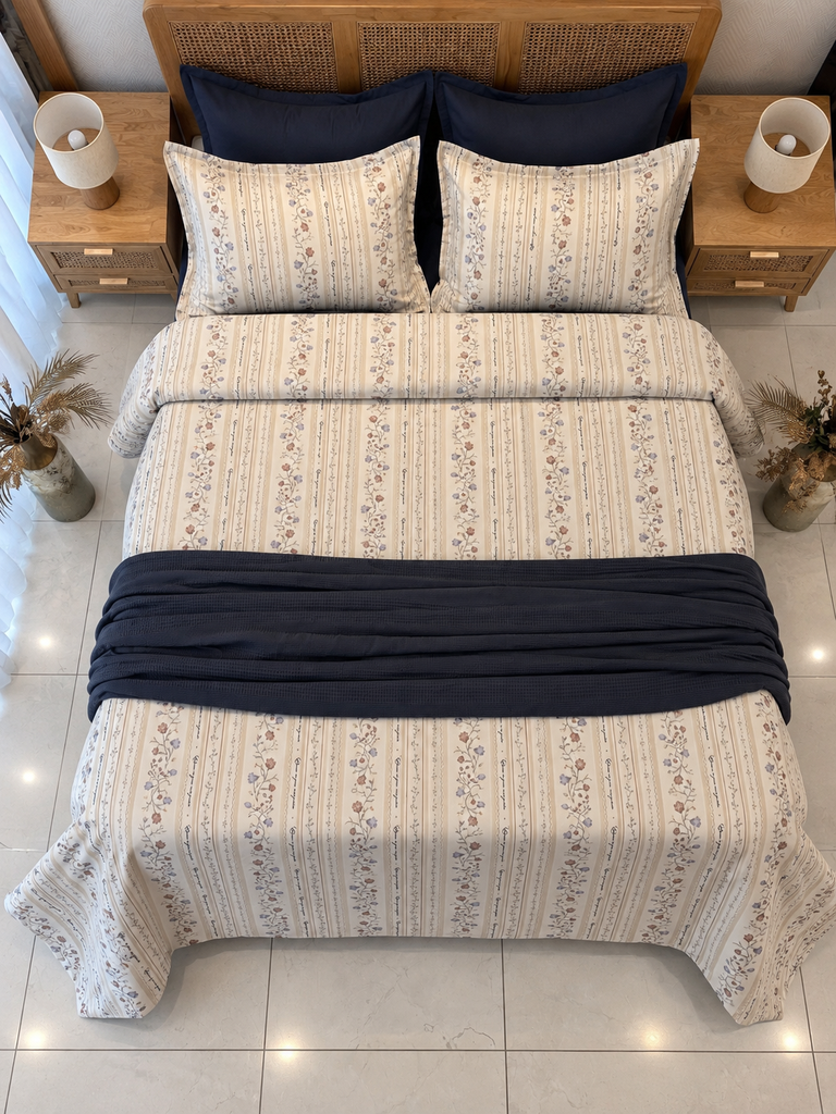 Housse de couette 6 Pieces Elegance NEW blue