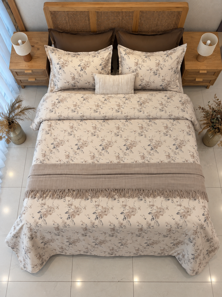 Housse de couette 6 Pieces Elegance NEW beige